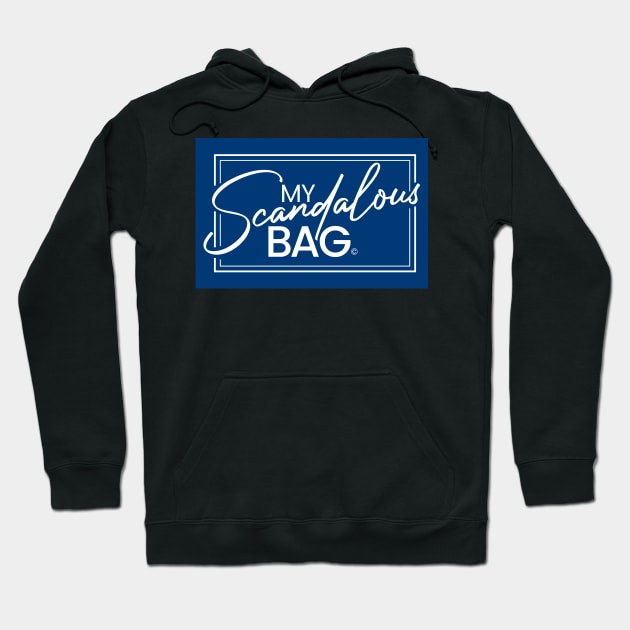 My Scandalous Bag - Navy Hoodie by ShawnMelbourne